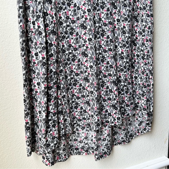 Zadig & Voltaire Black Pink Floral Ringo Print Dress Small Eve Sz S - Picture 5 of 13
